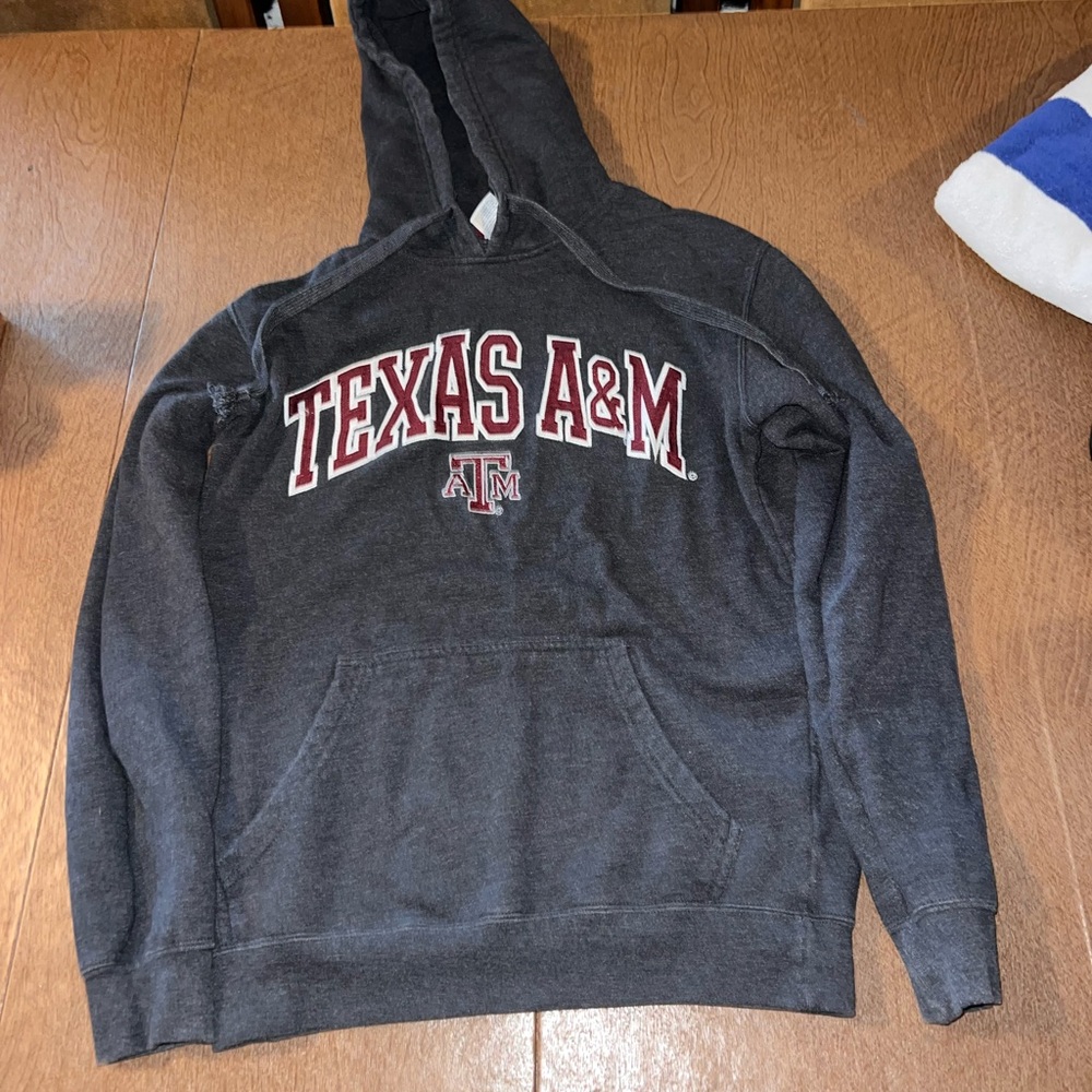 Grey a&m hoodie not worn a whole bunch only a handful of times